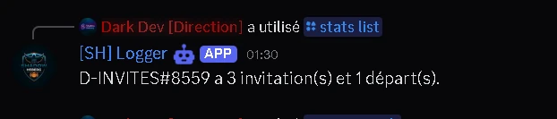 Bot Logger et Statistique Avancer